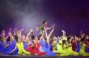 23 July 2017; A general view of performers during the European Youth Olympic Festival 2017 Opening Ceremony at ETO Park in Gyor, Hungary. Photo by Eóin Noonan/Sportsfile