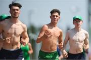 23 July 2017; Team Ireland's Alex Boyd, from Cloughey, Co. Down amongst teammates during the European Youth Olympic Festival 2017 training day at Olympic Park in Gyor, Hungary. Photo by Eóin Noonan/Sportsfile
