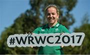 24 July 2017; Ireland captain Niamh Briggs during the Ireland Women's Rugby World Cup Squad Announcement at the UCD Bowl, in Belfield, Dublin. Photo by Piaras Ó Mídheach/Sportsfile