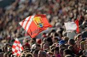 18 March 2012; A Cork flag during the game. Allianz Football League, Division 1, Round 5, Cork v Kerry, Pairc Ui Chaoimh, Cork. Picture credit: Stephen McCarthy / SPORTSFILE