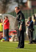 25 March 2012; University of Ulster Jordanstown manager Gregory McGonigle. O'Connor Cup Final, University of Ulster Jordanstown  v University of College Cork, Queen's University Belfast, University Road, Belfast. Picture credit: Oliver McVeigh / SPORTSFILE