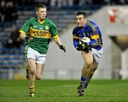 14 March 2012; Jonathan Ryan, Tipperary, in action against Conor Cox, Kerry. Cadbury Munster GAA Football Under 21 Championship Semi-Final, Tipperary v Kerry, Semple Stadium, Thurles, Co. Tipperary. Picture credit: Barry Cregg / SPORTSFILE