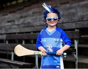 13 July 2017; Waterford supporter Lee Curley, age 5, from Tallow, Co. Waterford, prior to the Bord Gais Energy Munster GAA Hurling Under 21 Championship Semi-Final match between Waterford and Cork at Walsh Park in Waterford. Photo by Seb Daly/Sportsfile