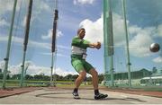 22 July 2017; Owen Russell of St. Andrews AC, Co. Meath, competing in the Men's Hammer during the Irish Life Health National Senior Track & Field Championships – Day 1 at Morton Stadium in Santry, Co. Dublin. Photo by Sam Barnes/Sportsfile