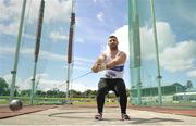 22 July 2017; Padraig White of Dunboyne AC, Co. Wicklow, competing in the Men's Hammer during the Irish Life Health National Senior Track & Field Championships – Day 1 at Morton Stadium in Santry, Co. Dublin. Photo by Sam Barnes/Sportsfile