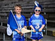 13 July 2017; Waterford supporters Cian Hogan, age 11, left, and Lee Curley, age 5, from Tallow, Co. Waterford, prior to the Bord Gais Energy Munster GAA Hurling Under 21 Championship Semi-Final match between Waterford and Cork at Walsh Park in Waterford. Photo by Seb Daly/Sportsfile