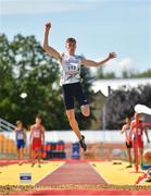 25 July 2017; Team Ireland's Sean Carolan, from Newport, Tipperary, competing in the men's long jump during the European Youth Olympic Festival 2017 at Olympic Park in Gyor, Hungary. Photo by Eóin Noonan/Sportsfile
