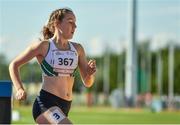 25 July 2017; Team Ireland's Molly Brown, from Castleknock, Dublin, competing in the womens 800m race during the European Youth Olympic Festival 2017 at Olympic Park in Gyor, Hungary. Photo by Eóin Noonan/Sportsfile