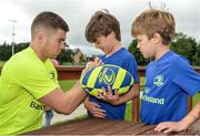 26 July 2017; Luke McGrath of Leinster signs autographs during the Bank of Ireland Leinster Rugby Summer Camp at Clondalkin RFC in Dublin. Photo by Sam Barnes/Sportsfile