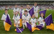 23 July 2017; Flagbearers ahead of the GAA Hurling All-Ireland Senior Championship Quarter-Final match between Wexford and Waterford at Páirc Uí Chaoimh in Cork. Photo by Cody Glenn/Sportsfile