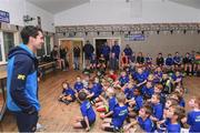 26 July 2017; Leinster's Joey Carbery with kids from the Bank of Ireland Leinster Rugby Summer Camp at Kilkenny RFC in Kilkenny. Photo by Matt Browne/Sportsfile