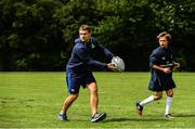 26 July 2017; Leinster Academy player Charlie Rock, left, and Claus Biernoth in action, at the Bank of Ireland Leinster Rugby School of Excellence at The King's Hospital in Dublin. Photo by Sam Barnes/Sportsfile