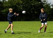 26 July 2017; Ben Crowe, left, and Charlie Coughlan in action, at the Bank of Ireland Leinster Rugby School of Excellence at The King's Hospital in Dublin. Photo by Sam Barnes/Sportsfile