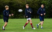 26 July 2017; Leinster Academy player Ian Fitzpatrick, right, with Charlie Coughlan and Ben Cowe during the Bank of Ireland Leinster Rugby School of Excellence, at The King's Hospital in Dublin. Photo by Sam Barnes/Sportsfile