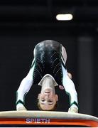 26 July 2017; Team Ireland's Emma Slevin, from Corcullen, Co. Galway, competing in the women's artistic gymnastics during the European Youth Olympic Festival 2017 at Olympic Park in Gyor, Hungary. Photo by Eóin Noonan/Sportsfile