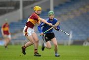 31 March 2012; James Mackey, Nenagh CBS, in action against Phillip Campion, Kilkenny CBS. All-Ireland Colleges Senior Hurling Championship Final, Nenagh CBS, Tipperary, v Kilkenny CBS, Kilkenny, Semple Stadium, Thurles, Co. Tipperary. Picture credit: Stephen McCarthy / SPORTSFILE