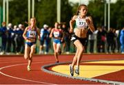 26 July 2017; Team Ireland's Mia McCalmont, from Donegal Town, Co. Donegal, competing in the women's 3000m final, during the European Youth Olympic Festival 2017 at Olympic Park in Gyor, Hungary. Photo by Eóin Noonan/Sportsfile