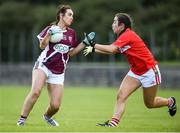 26 July 2017; Ailish Morrissey of Galway in action against Bridgit Wall of Cork during the All Ireland Ladies Football Under 16 A Final match between Cork and Galway at McDonagh Park, Nenagh, Co. Tipperary. Photo by Seb Daly/Sportsfile