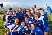 26 July 2017; Waterford players celebrate after the All Ireland Ladies Football during the All Ireland Ladies Football Under 16 B Final match between Kildare and Waterford at John Locke Park in Callan, Co Kilkenny. Photo by Matt Browne/Sportsfile