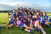 26 July 2017; Waterford players celebrate after the All Ireland Ladies Football during the All Ireland Ladies Football Under 16 B Final match between Kildare and Waterford at John Locke Park in Callan, Co Kilkenny. Photo by Matt Browne/Sportsfile