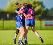 26 July 2017; Waterford players Roisin Dunphy, Megan Foran and Rosie Landers celebrate after the final whistle at the All Ireland Ladies Football during the All Ireland Ladies Football Under 16 B Final match between Kildare and Waterford at John Locke Park in Callan, Co Kilkenny. Photo by Matt Browne/Sportsfile