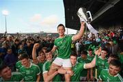 26 July 2017; Limerick captain Tom Morrissey celebrates with the cup following during the Bord Gáis Energy Munster GAA Hurling Under 21 Championship Final match between Limerick and Cork at the Gaelic Grounds in Limerick. Photo by Stephen McCarthy/Sportsfile