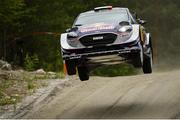 27 July 2017; Sebastien Ogier of France and Julien Ingrassia of France compete in their M-Sport Ford Fiesta WRC during the Shakedown of the WRC Neste Rally Finland in Ruuhimaki, Finland. Photo by Philip Fitzpatrick/Sportsfile