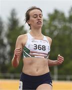 27 July 2017; Team Ireland's Miriam Daly, from Carrick-on-Suir, Co. Tipperary, after finishing second in the women's 400m hurdles semi-final at the European Youth Olympic Festival at the Olympic Park in Hungary. by Eóin Noonan/Sportsfile