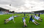 27 July 2017; The Galway team warm up ahead of the GAA Hurling All-Ireland U17 Championship Semi-Final match between Cork and Galway at Semple Stadium in Thurles, Tipperary. Photo by Sam Barnes/Sportsfile