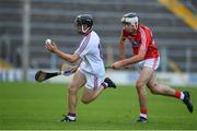27 July 2017; Mark Kennedy of Galway in action against Sean Twomey of Cork during the GAA Hurling All-Ireland U17 Championship Semi-Final match between Cork and Galway at Semple Stadium in Thurles, Tipperary. Photo by Sam Barnes/Sportsfile