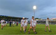 27 July 2017; Galway players leave the field dejected following the GAA Hurling All-Ireland U17 Championship Semi-Final match between Cork and Galway at Semple Stadium in Thurles, Tipperary. Photo by Sam Barnes/Sportsfile