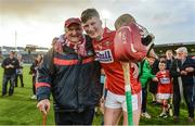 27 July 2017; Colin O'Brien of Cork with his grandfather Pat O'Brien following the GAA Hurling All-Ireland U17 Championship Semi-Final match between Cork and Galway at Semple Stadium in Thurles, Tipperary. Photo by Sam Barnes/Sportsfile