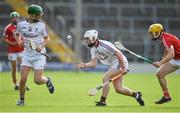 27 July 2017; Conor Molloy of Galway passes the ball to Nathan Earner during the GAA Hurling All-Ireland U17 Championship Semi-Final match between Cork and Galway at Semple Stadium in Thurles, Tipperary. Photo by Sam Barnes/Sportsfile