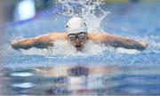 28 July 2017; Team Ireland's Ethan Murtagh, from Blackrock, Dublin, competing in the men's 200m butterfly, heat 3, during the European Youth Olympic Festival 2017 at Olympic Park in Gyor, Hungary. Photo by Eóin Noonan/Sportsfile