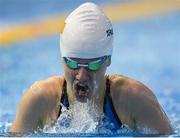 28 July 2017; Team Ireland's Julia Knox, from Banbridge, Co. Down, competing in the women's 200m breaststroke heat 1 during the European Youth Olympic Festival 2017 at Olympic Park in Gyor, Hungary. Photo by Eóin Noonan/Sportsfile