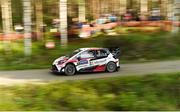 28 July 2017; Juho Hänninen of Finland and Kaj Lindström of Finland compete in their Toyota Yaris WRC during Special Stage 3 of the Neste Rally Finland in Urria, Finland. Photo by Philip Fitzpatrick/Sportsfile