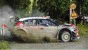 28 July 2017; Craig Breen of Ireland and Scott Martin of Great Britain compete in their Citroën Total Abu Dhabi WRT Citroën C3 WRC during Special Stage 3 of the Neste Rally Finland in Urria, Finland. Photo by Philip Fitzpatrick/Sportsfile