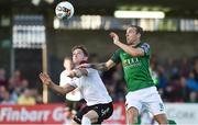 28 July 2017; Karl Sheppard of Cork City in action against Lee Grace of Galway United during the SSE Airtricity League Premier Division match between Cork City and Galway United at Turners Cross, in Cork. Photo by Matt Browne/Sportsfile