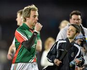 31 March 2012; Conor Mortimer, Mayo, at the end of the game. Allianz Football League, Division 1, Round 2, Refixture, Mayo v Dublin, McHale Park, Castlebar, Co. Mayo. Picture credit: David Maher / SPORTSFILE
