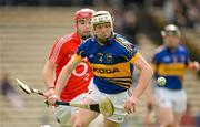 1 April 2012; Michael Cahill, Tipperary, in action against Paudie O'Sullivan, Cork. Allianz Hurling League Division 1A, Round 5, Tipperary v Cork, Semple Stadium, Thurles, Co. Tipperary. Picture credit: Brendan Moran / SPORTSFILE