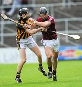 1 April 2012; Tony Óg Regan, Galway, in action against Aidan Fogarty, Kilkenny. Allianz Hurling League Division 1A, Round 5, Kilkenny v Galway, Nowlan Park, Kilkenny. Picture credit: Brian Lawless / SPORTSFILE