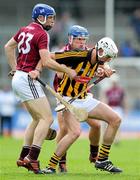 1 April 2012; Michael Fennelly, Kilkenny, in action against Cyril Donnellan, left, and Bernard Burke, Galway. Allianz Hurling League Division 1A, Round 5, Kilkenny v Galway, Nowlan Park, Kilkenny. Picture credit: Brian Lawless / SPORTSFILE