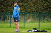 2 April 2012; Leinster's Brad Thorn looks on during squad training ahead of their side's Heineken Cup Quarter-Final game against Cardiff Blues on Saturday. Leinster Rugby Squad Training. UCD, Belfield, Dublin. Picture credit: Brendan Moran / SPORTSFILE