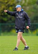 2 April 2012; Leinster head coach Joe Schmidt during squad training ahead of their side's Heineken Cup Quarter-Final game against Cardiff Blues on Saturday. Leinster Rugby Squad Training. UCD, Belfield, Dublin. Picture credit: Brendan Moran / SPORTSFILE