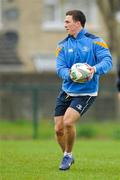2 April 2012; Leinster's Eoin O'Malley in action during squad training ahead of their side's Heineken Cup Quarter-Final game against Cardiff Blues on Saturday. Leinster Rugby Squad Training. UCD, Belfield, Dublin. Picture credit: Brendan Moran / SPORTSFILE