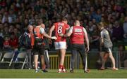 22 July 2017; Aidan Walsh of Cork leaves the field after he picked up an injury during the GAA Football All-Ireland Senior Championship Round 4A match between Cork and Mayo at Gaelic Grounds in Co. Limerick. Photo by Piaras Ó Mídheach/Sportsfile