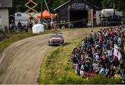 29 July 2017; Khalid Al of Qassimi United Arab Emirates and Chris Patterson of Great Britain compete in their Citroën Total Abu Dhabi WRT Citroën C3 WRC during Special Stage 16 of the Neste Rally Finland in Ouninpohja, Finland. Photo by Philip Fitzpatrick/Sportsfile