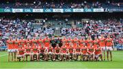 29 July 2017; The Armagh squad during the GAA Football All-Ireland Senior Championship Round 4B match between Armagh and Kildare at Croke Park in Dublin. Photo by Stephen McCarthy/Sportsfile