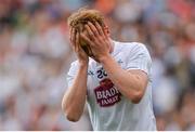 29 July 2017; Paul Cribbin of Kildare reacts after kicking a wide during the GAA Football All-Ireland Senior Championship Round 4B match between Armagh and Kildare at Croke Park in Dublin. Photo by Piaras Ó Mídheach/Sportsfile