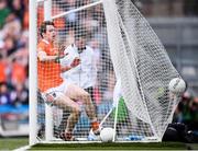 29 July 2017; Andrew Murnin of Armagh follows up on his initial shot resulting in his side's first goal during the GAA Football All-Ireland Senior Championship Round 4B match between Armagh and Kildare at Croke Park in Dublin. Photo by Stephen McCarthy/Sportsfile